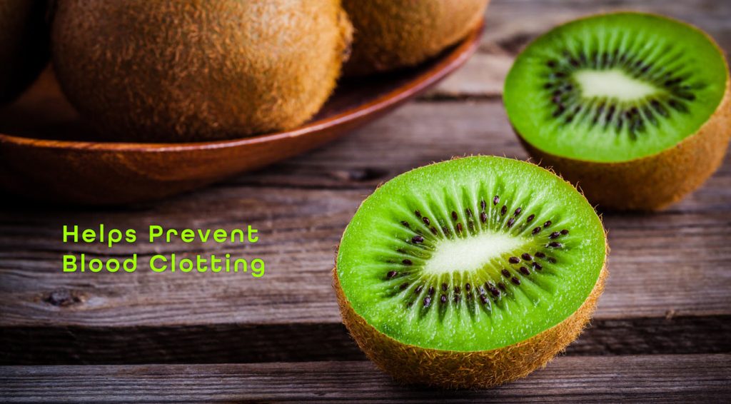 kiwi helps prevent blood clotting
